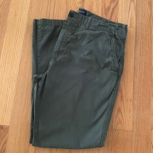AEO chinos gray-olive color